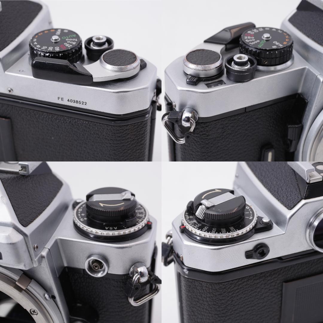 Nikon FE 説明書、ストラップ付き