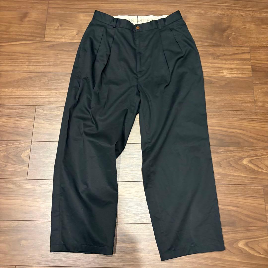 NEAT Chino ニート チノパン ブラック 48 BLACK