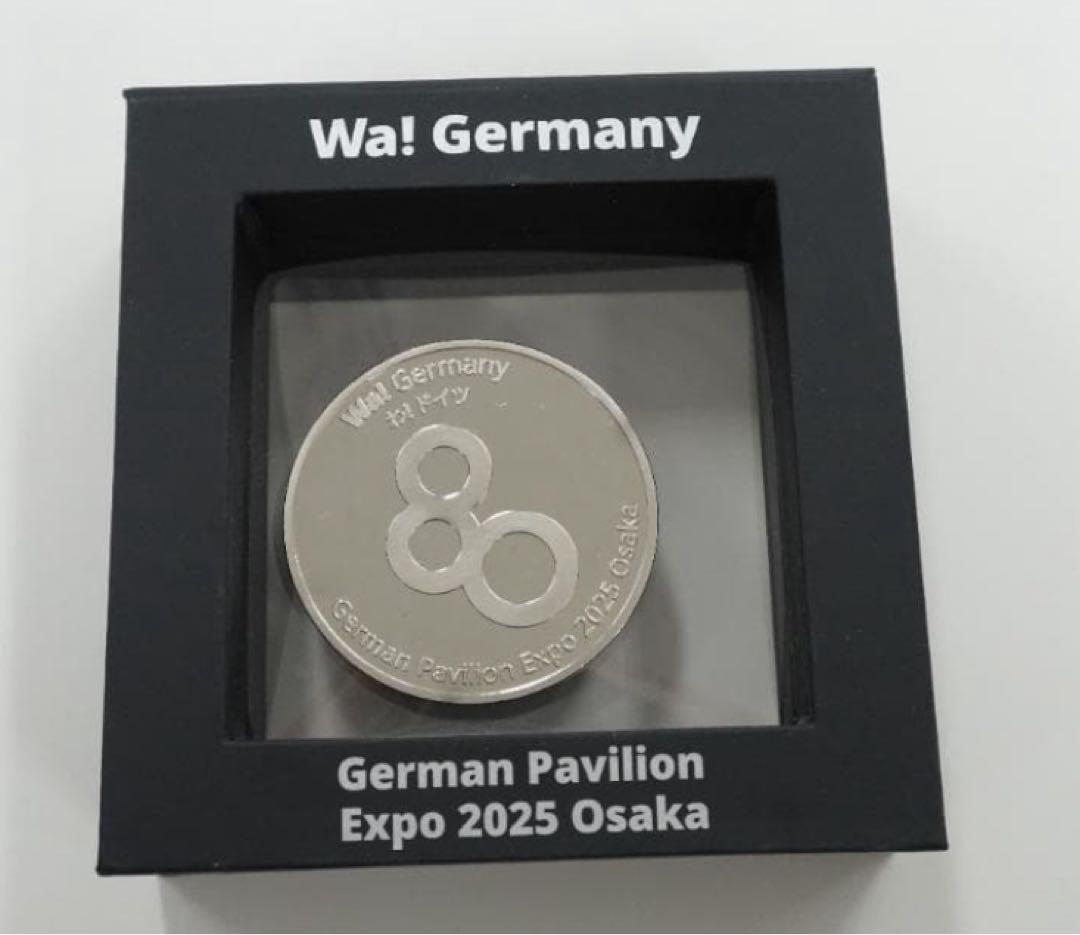 非売品 ドイツパビリオン 記念メダル 紙袋付Expo 万博 サーキュラーちゃん