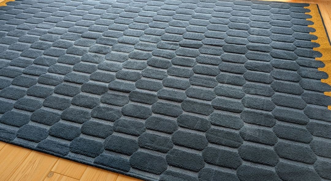 IKEA NÖVLING ノーヴリング ラグ ダークブルー128x195 cm