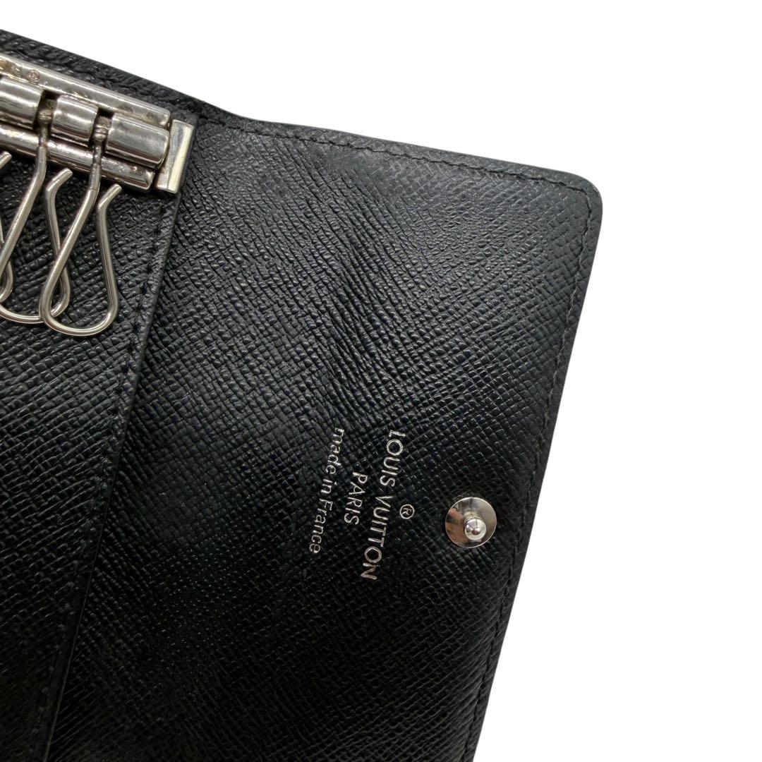 ルイヴィトン　ミュルティクレ6 ダミエ　グラフィット　6連　キーケース　黒