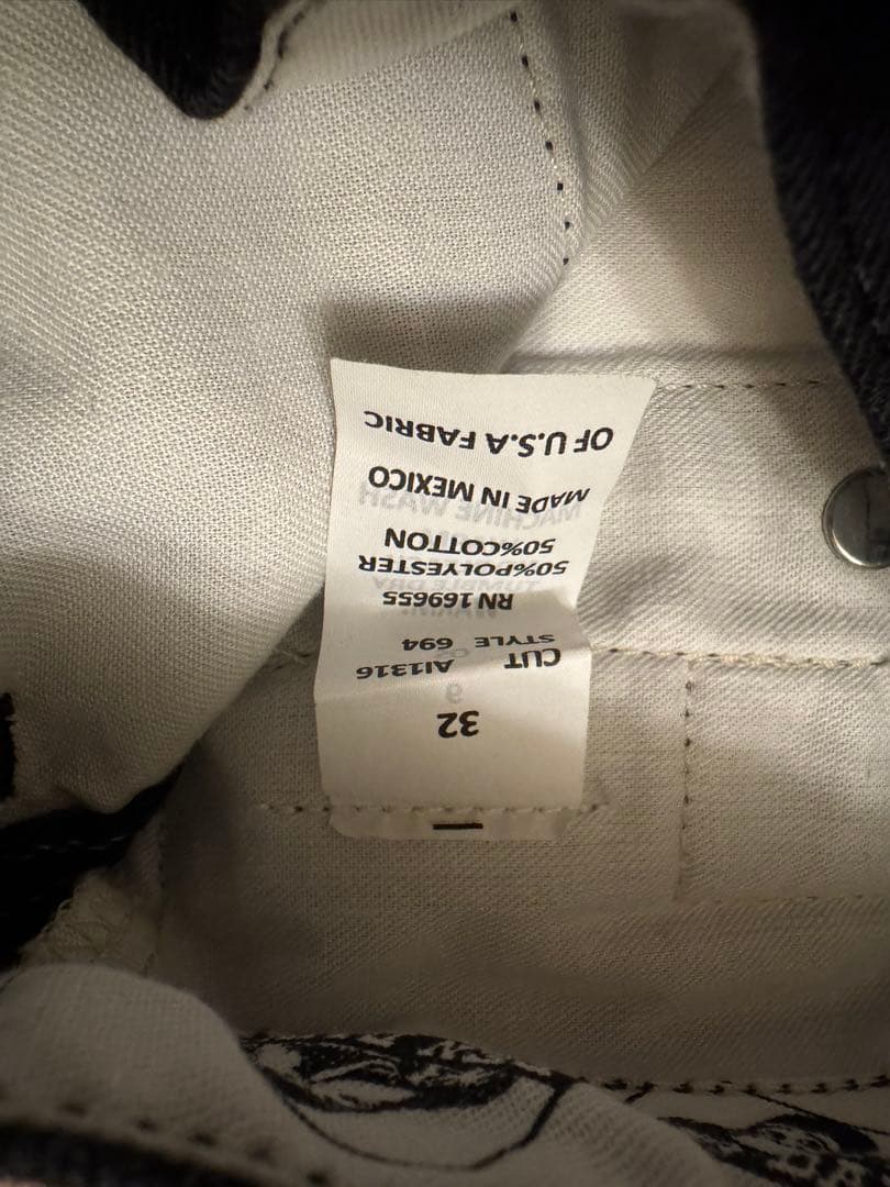 USA企画 BEN DAVIS オリジナルベンズW32 L29ブラックフリスコ