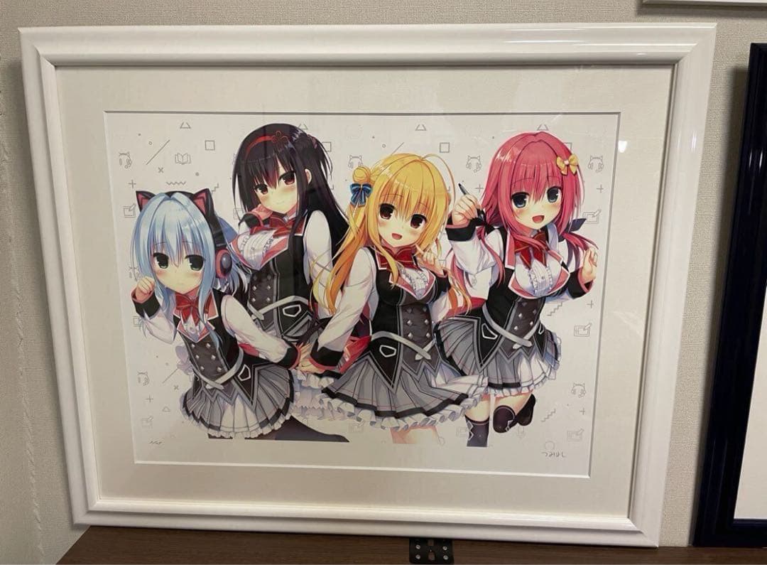 まどそふと　ハミダシクリエイティブ　版画　アールビバン