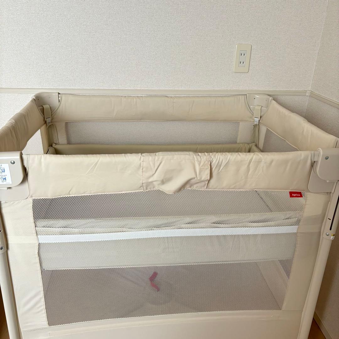 Aprica アップリカ ココネルエアー ベビーベッド ベビーサークル 折り畳み