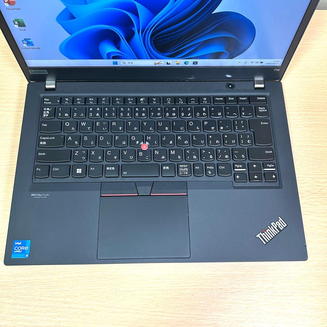 美品 Lenovo ThinkPad T14 Gen2 i5 16GB オフィス