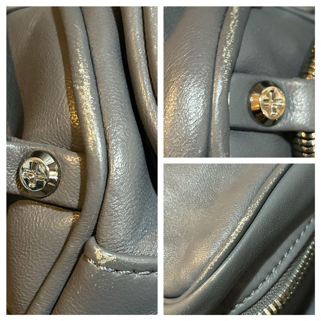 アレキサンダーワン バッグ 2WAY チェーン グレー　ポシェット レザー