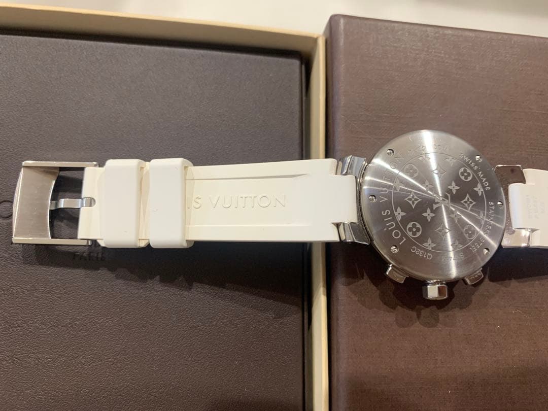 ルイヴィトン　レディース　腕時計　ホワイト　白　人気　おしゃれ　正規品　本物