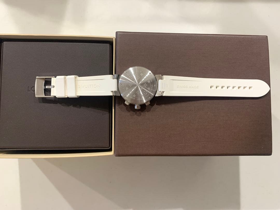 ルイヴィトン　レディース　腕時計　ホワイト　白　人気　おしゃれ　正規品　本物