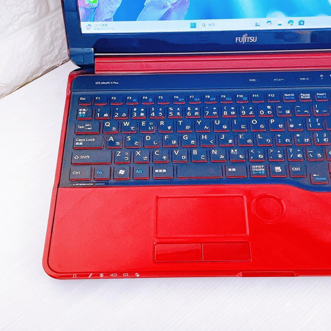 富士通【快速 SSD 】ノートパソコン Windows11 Corei7 8GB