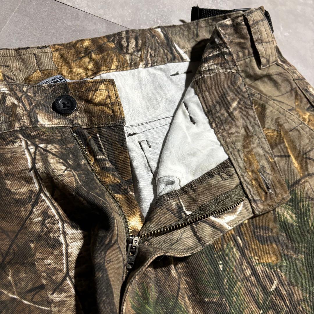 極太 90s - リアルツリーカモパンツ ワイドパンツ　迷彩　y2k ワイド