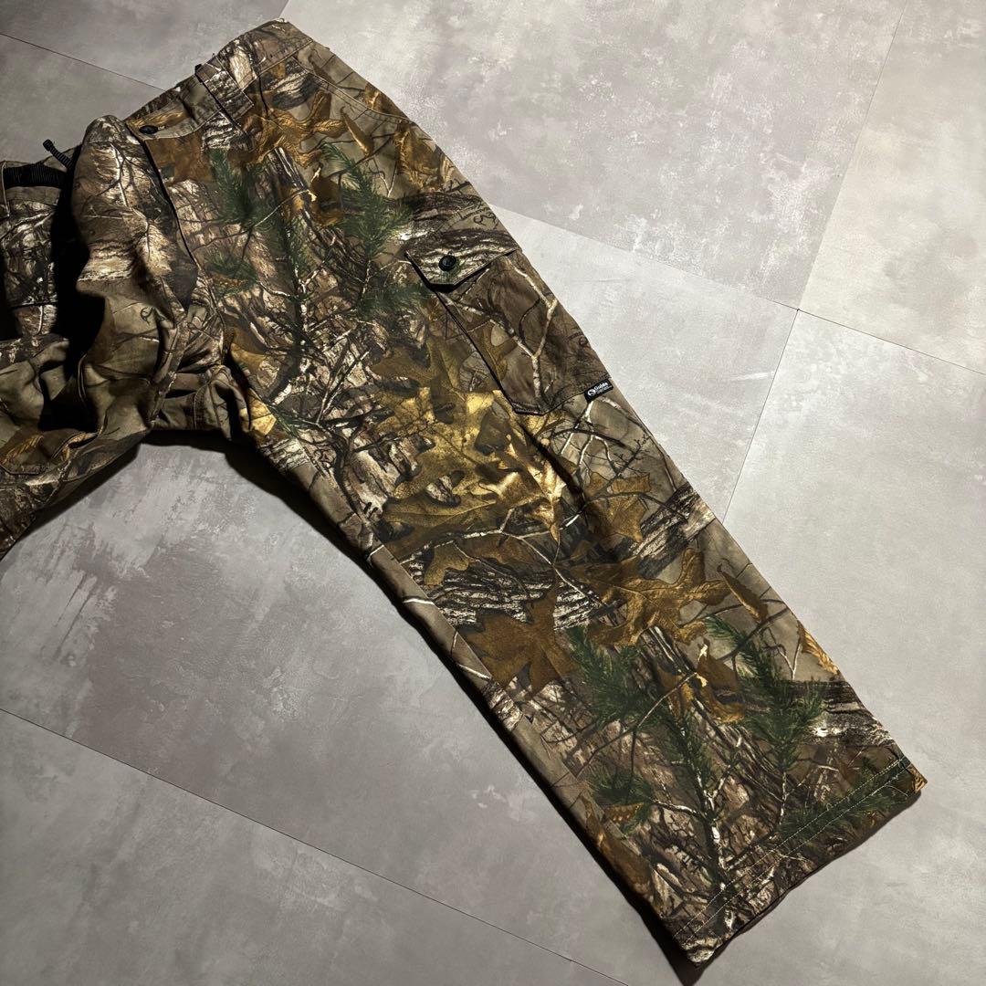 極太 90s - リアルツリーカモパンツ ワイドパンツ　迷彩　y2k ワイド