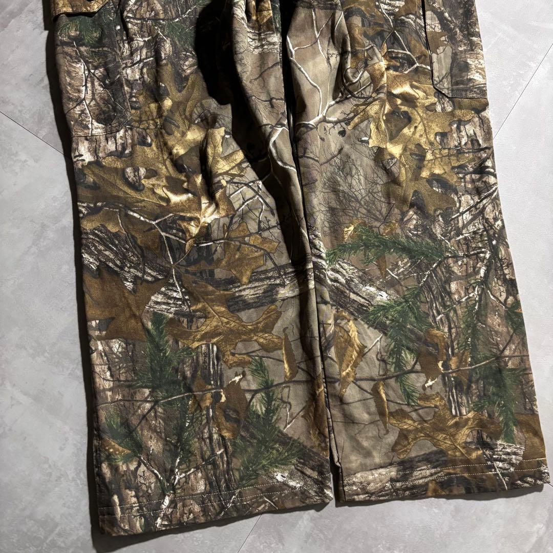 極太 90s - リアルツリーカモパンツ ワイドパンツ　迷彩　y2k ワイド