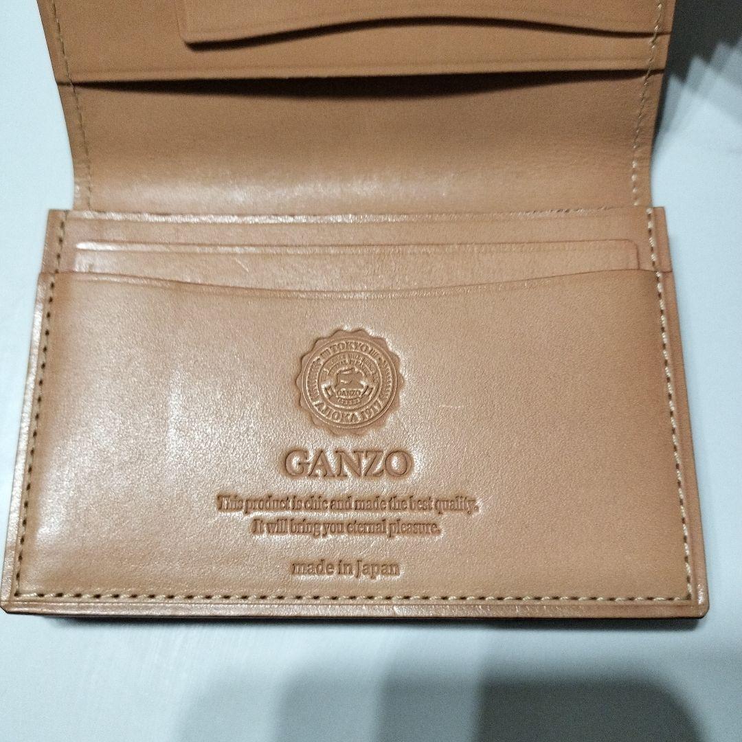 【GANZO】CORDOVAN 通しマチ名刺入れ