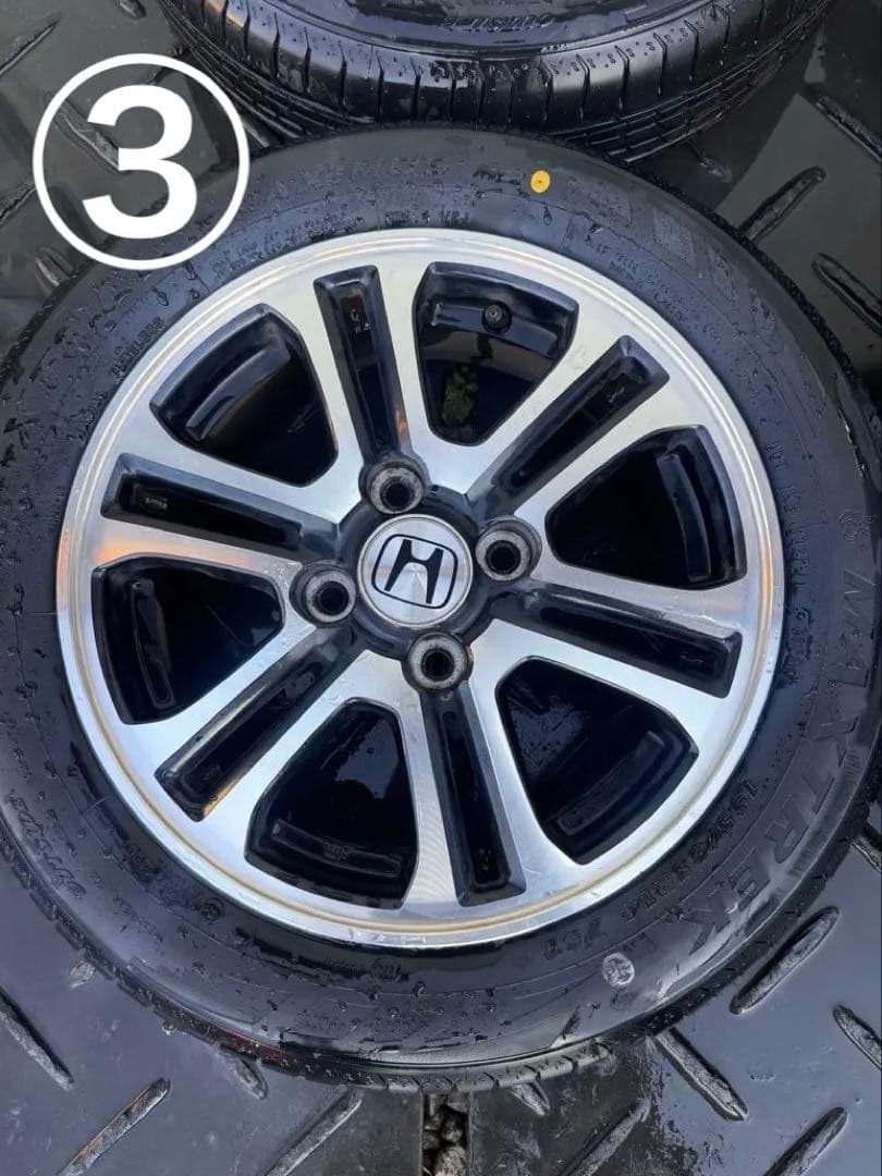 N-BOX 純正　タイヤ新品　ホンダ 14インチ ホイールセット　JF1 美品