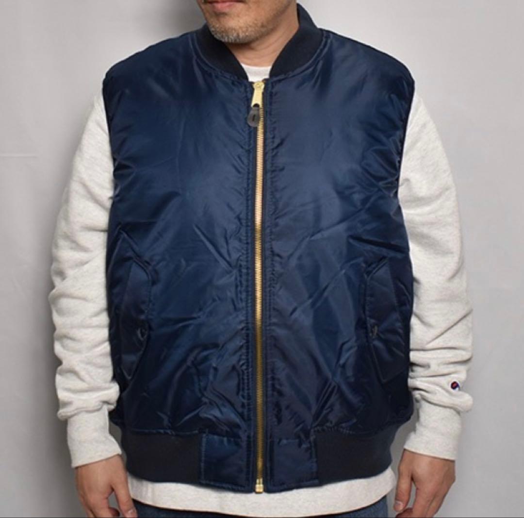 三軒茶屋US購入　Customized MA-1 Cut Off Vest