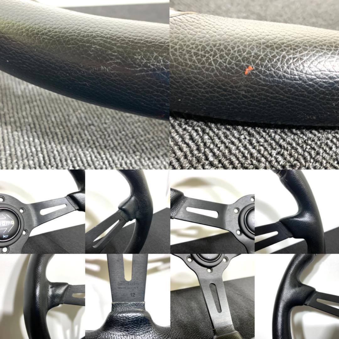 モモ ゴッサム ステアリング 35Φ ホーンボタン付 12年製 美品 ディープ