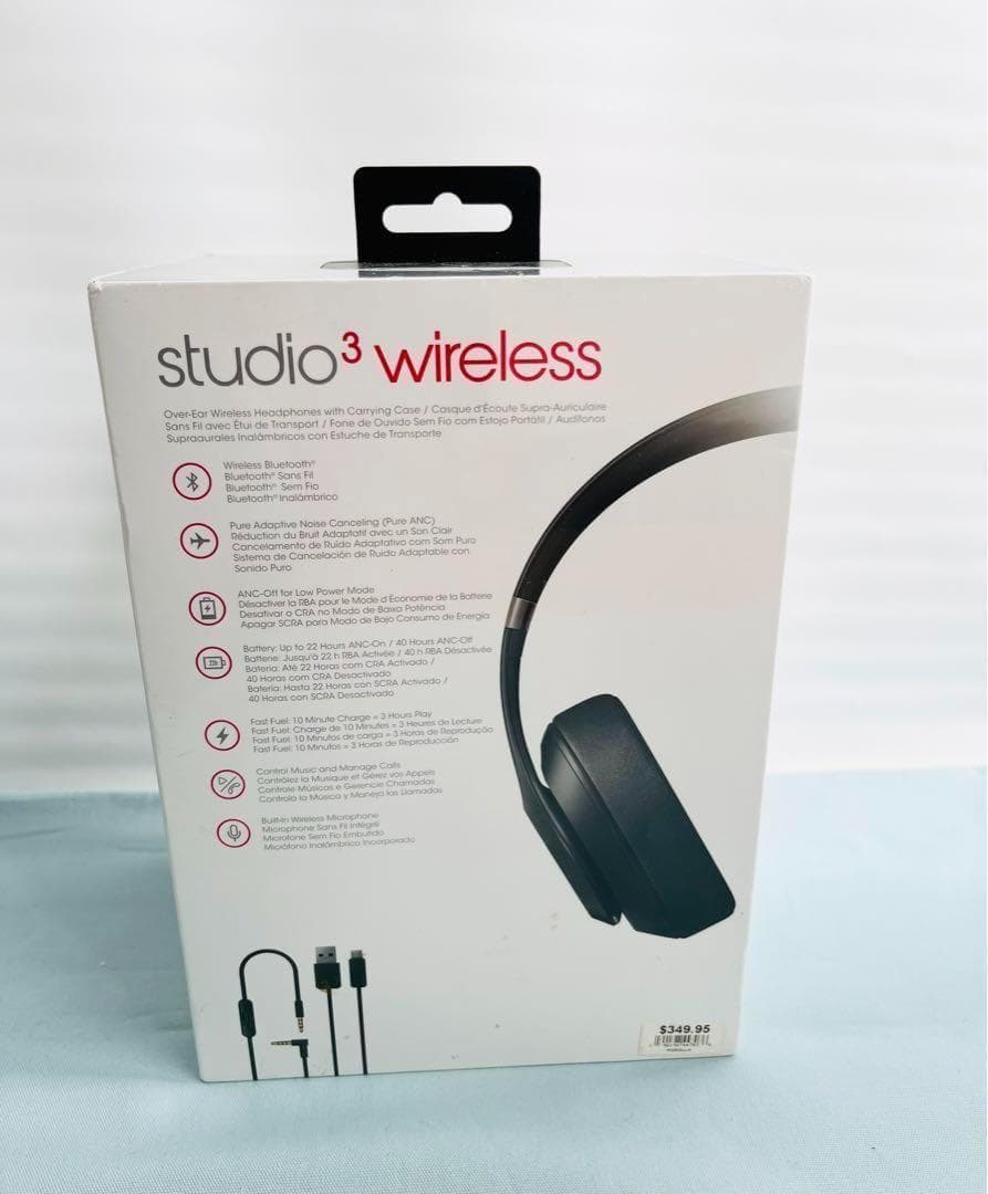 新品◆ビーツバイドクタードレ スタジオ3◆ワイヤレスヘッドホン◆マットブラック
