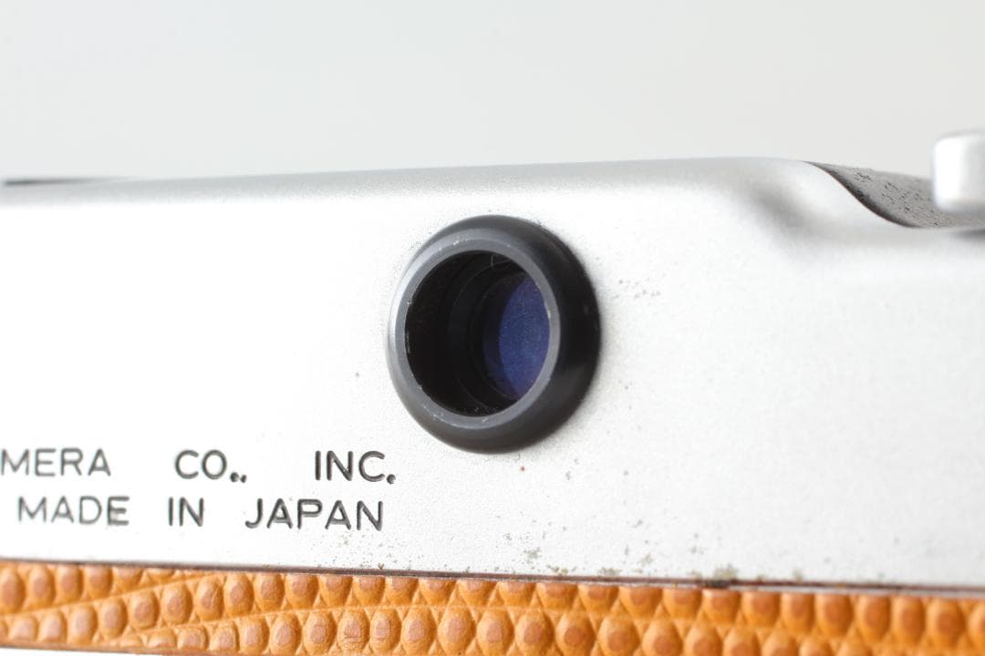 【整備済　美品】黄土色　キヤノンデミハーフフレームカメラ露出計ok＃1316