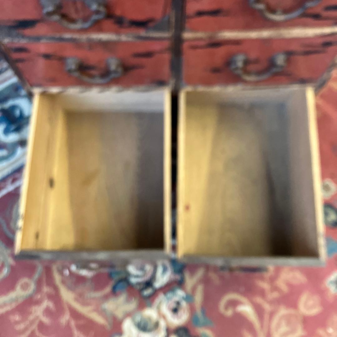 昭和レトロ 古家具 木製箪笥 薬箱 古道具 茶箪笥 ビンテージ ヴィンテージ