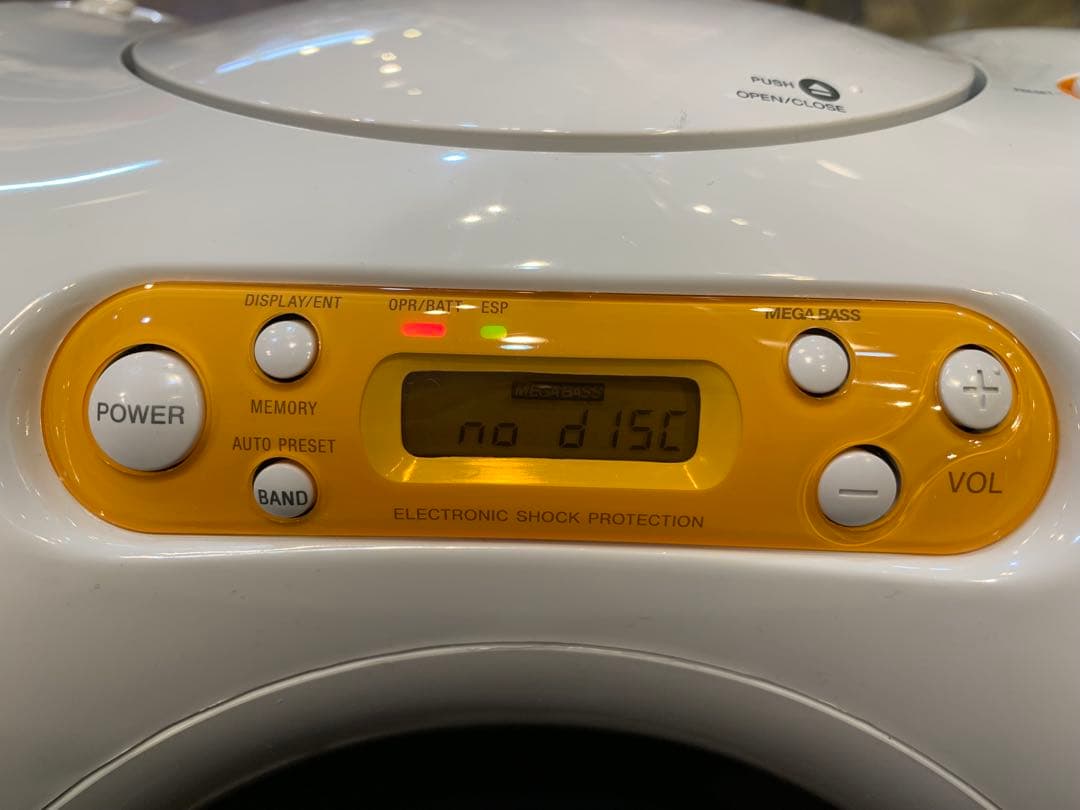 希少 未使用 SONY ソニー ZS-X1 海外モデル CDラジオプレーヤー