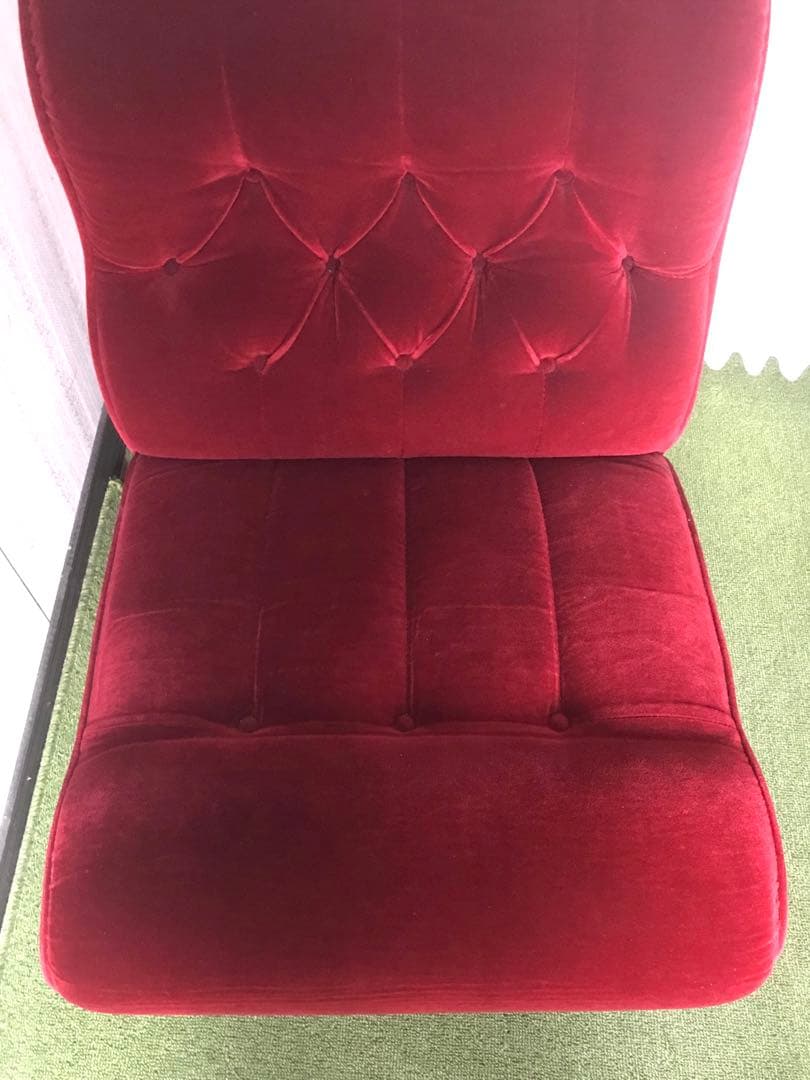 ソファー ベロア 1人掛け アンティーク ヴィンテージ 別注品