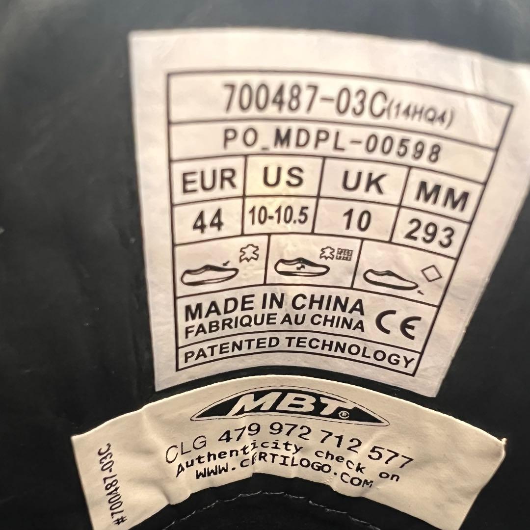 【タグ付き】 MBT KABISA5 【28.0】 レザー ブラック