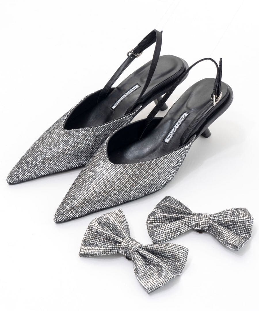 MAISON SPECIAL 2wayRibbonMule/2WAリボンミュール