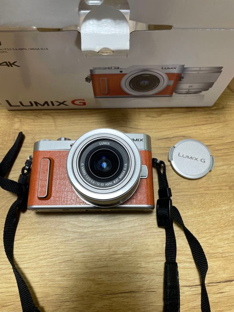 LUMIX DC-GF10W ミラーレス一眼カメラ オレンジ/シルバー