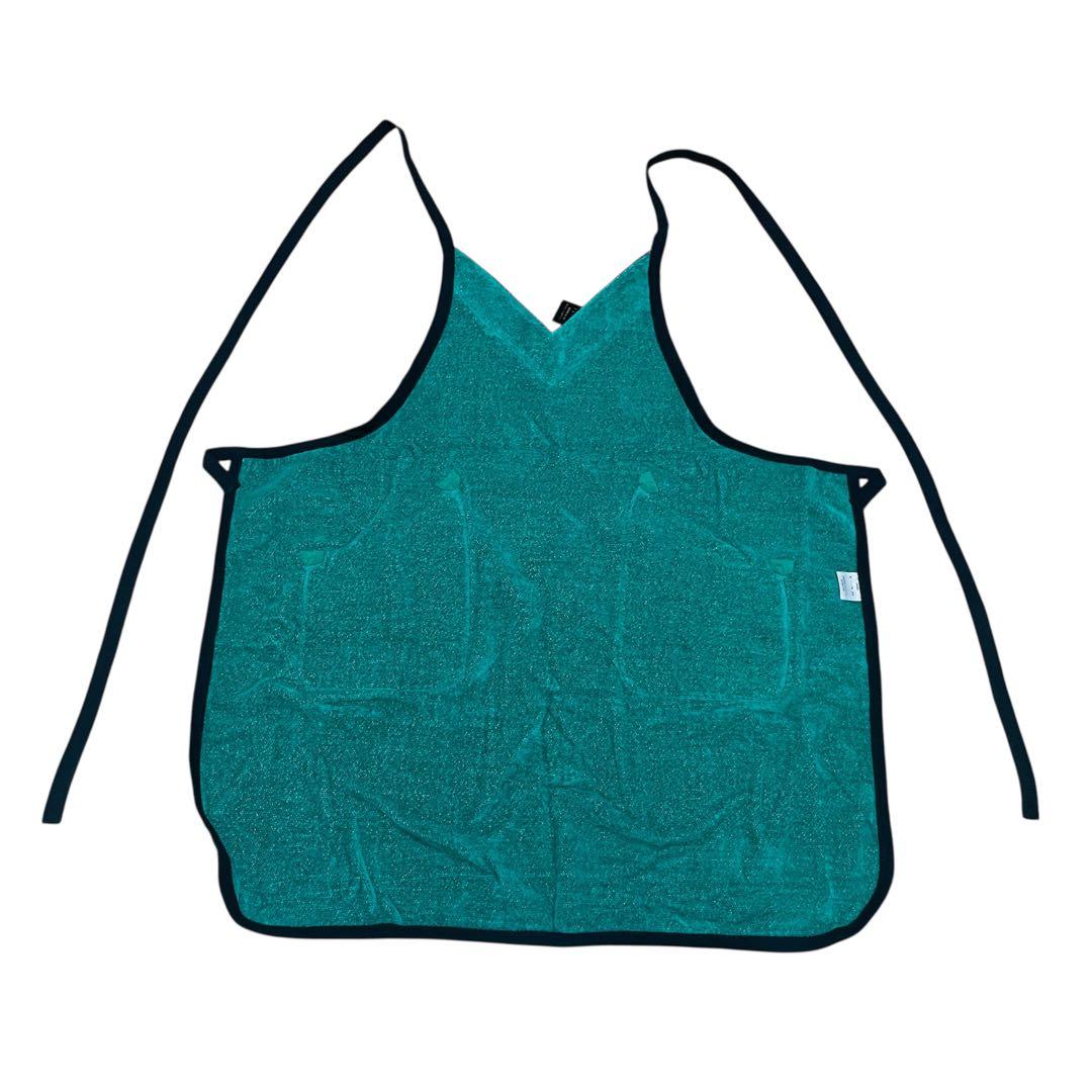 新品タグ付き☆フェイラー シュニール織 エプロン グリーン 花柄