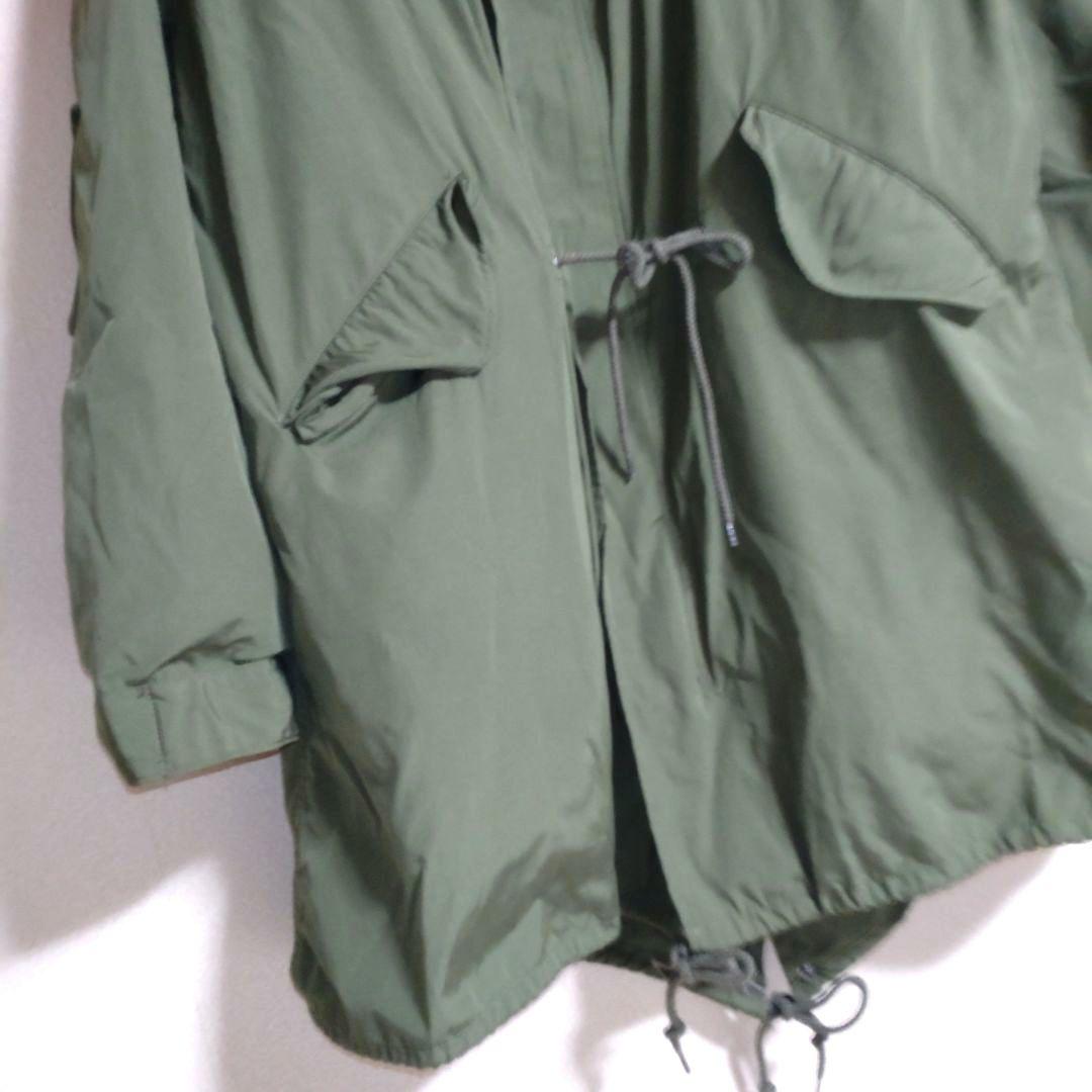 【美品】HOUSTON　メンズ　ライナー付　モッズコート　カーキ　L