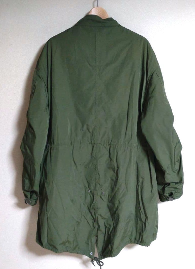 【美品】HOUSTON　メンズ　ライナー付　モッズコート　カーキ　L