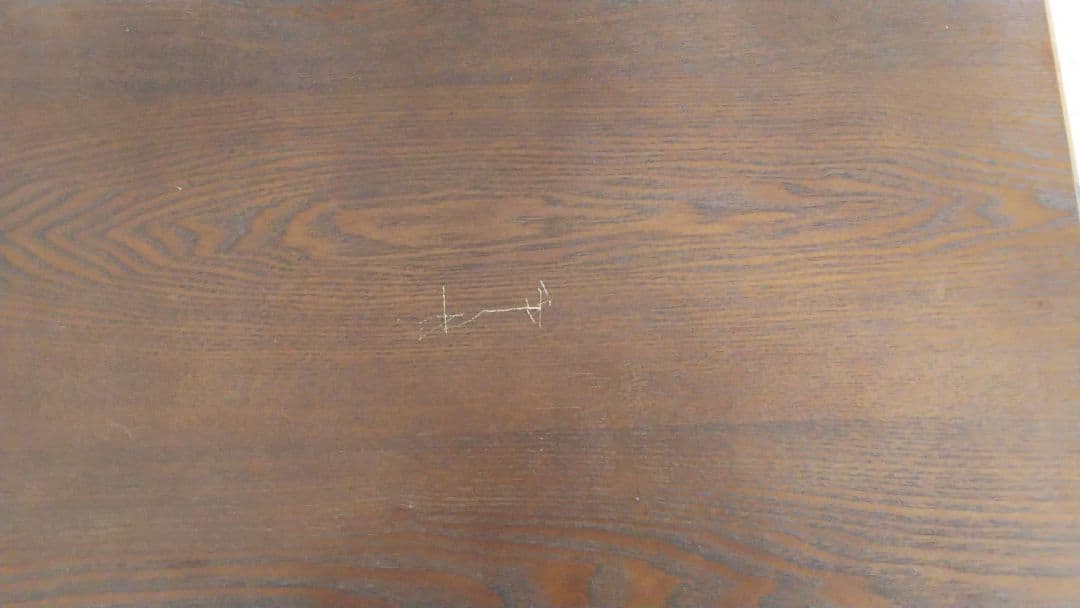 アンティーク木製テーブル 引き出し付き