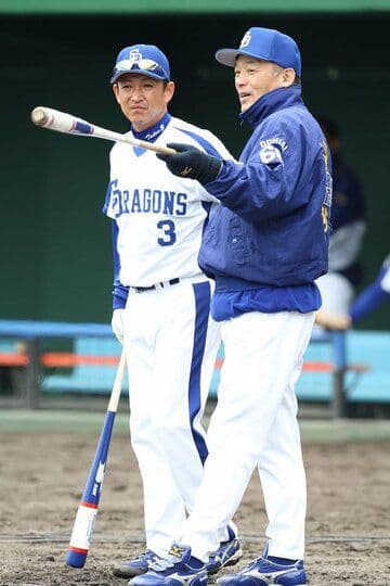 【プロモデル】中日　ドラゴンズ　立浪　グランドコート　ミズノプロ　M