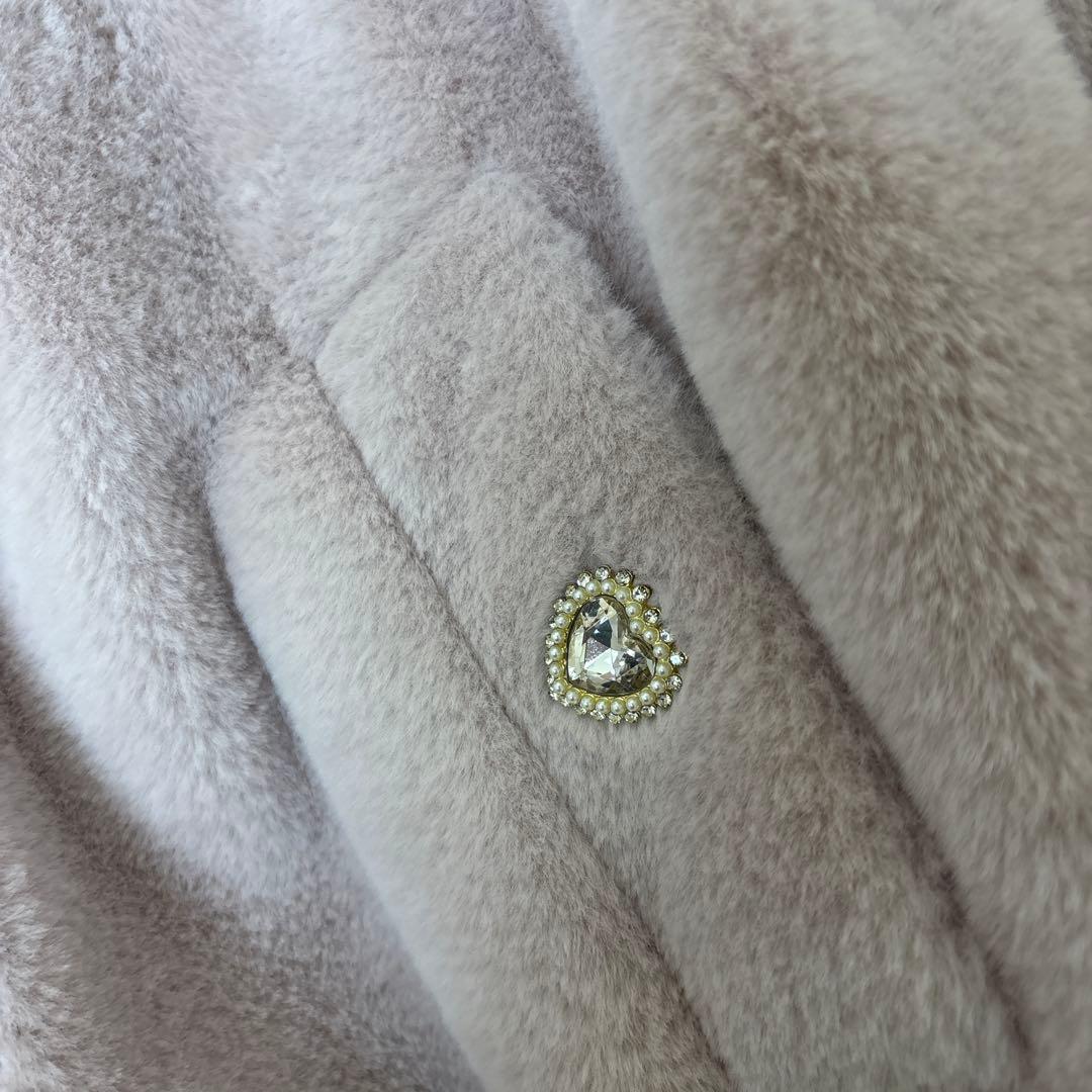 リズリサ　ウサギ耳つきフェイクファージャケット