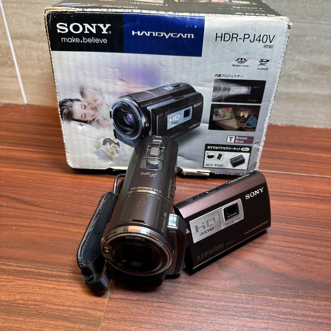 SONY HDR-PJ40V ビデオカメラ 1429