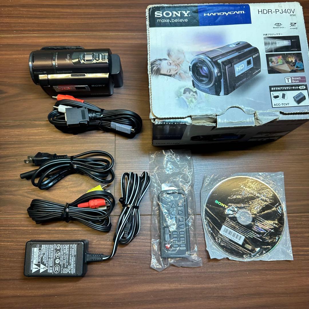 SONY HDR-PJ40V ビデオカメラ 1429