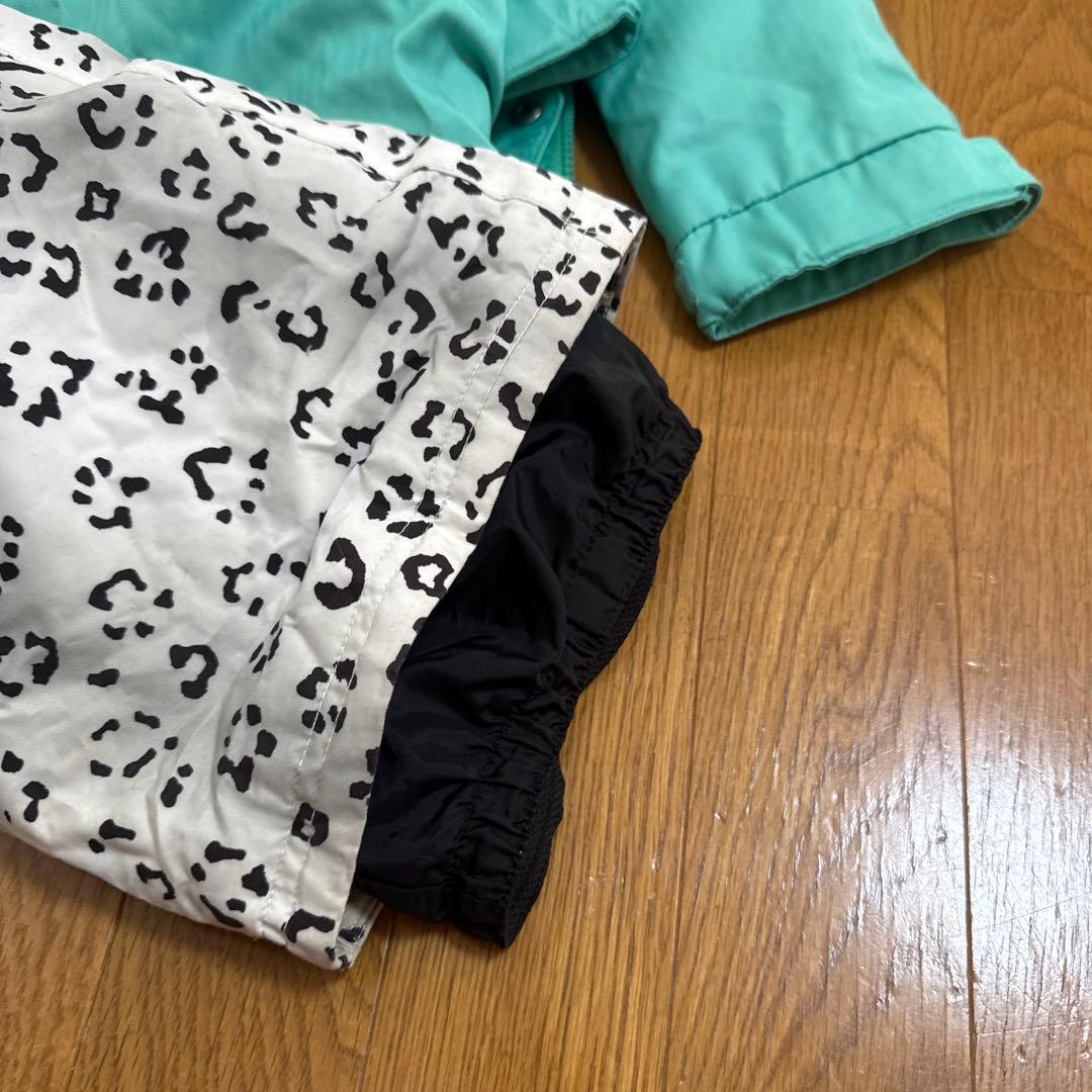 BURTON ミントグリーン ジャケットとヒョウ柄パンツ　スノーボード　セット