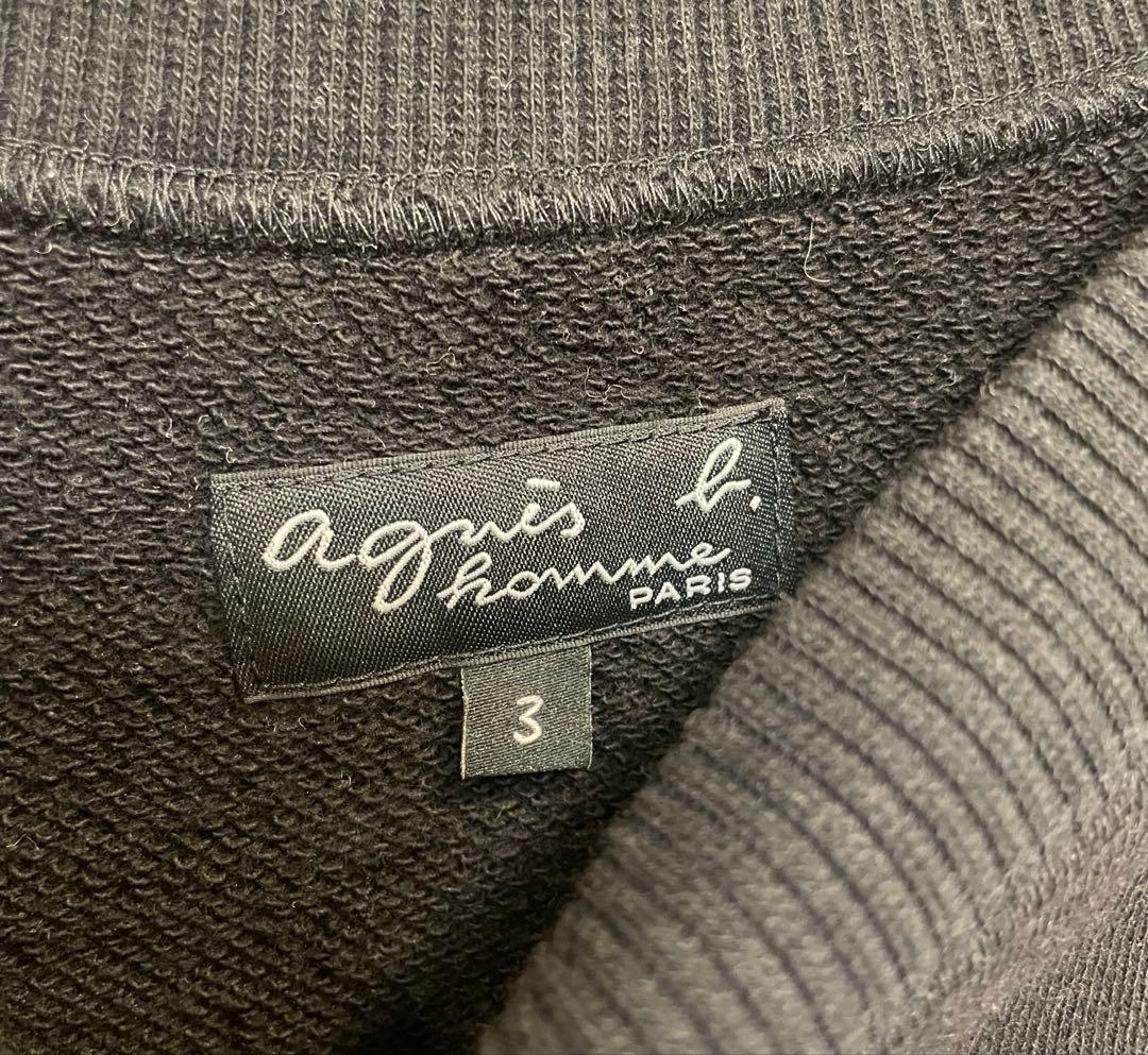 【新品未使用】メンズ アニエスベー ロゴスウェット