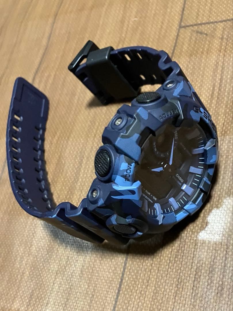 G-SHOCK GA-700CM-2AJF ブルー　カモフラージュ