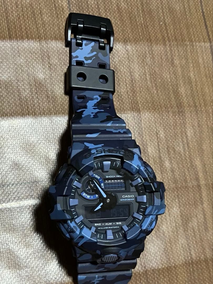 G-SHOCK GA-700CM-2AJF ブルー　カモフラージュ