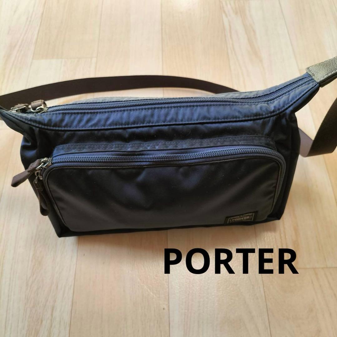 専用【中古・美品】PORTER ポーター　プラン　ショルダーバッグ　（ネイビー）