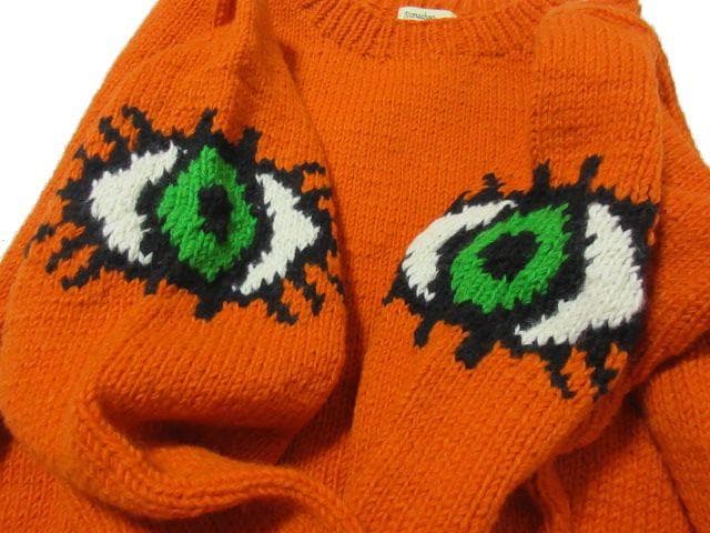 MacMahon Knitting Mills Eyes アイズ 目 オレンジ