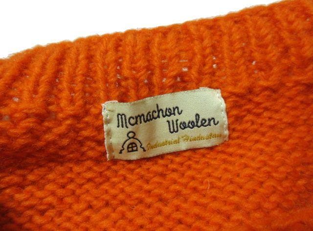 MacMahon Knitting Mills Eyes アイズ 目 オレンジ