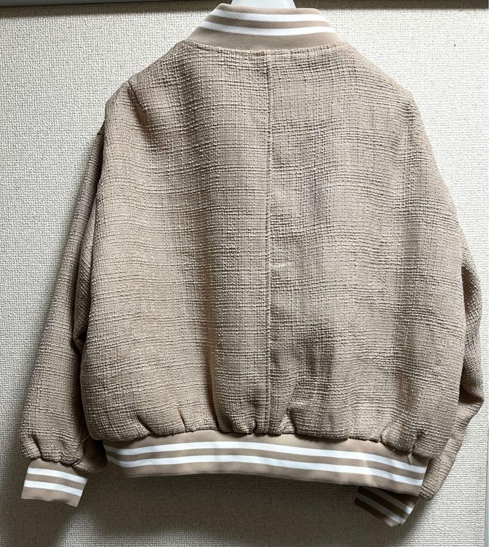 Myu ミュー パールフラワーツイードブルゾン