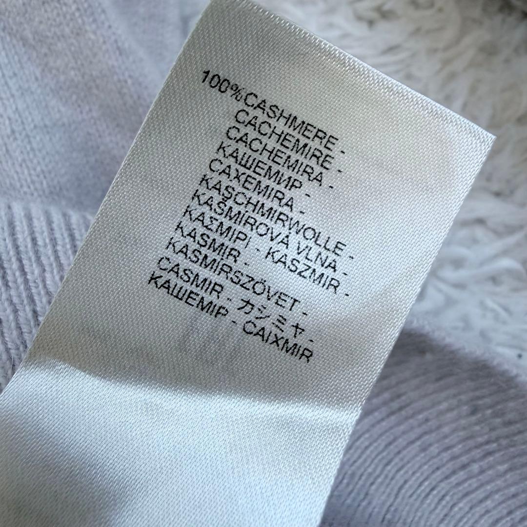 FALCONERI カシミヤ セーター XL ライトグレー オフホワイト