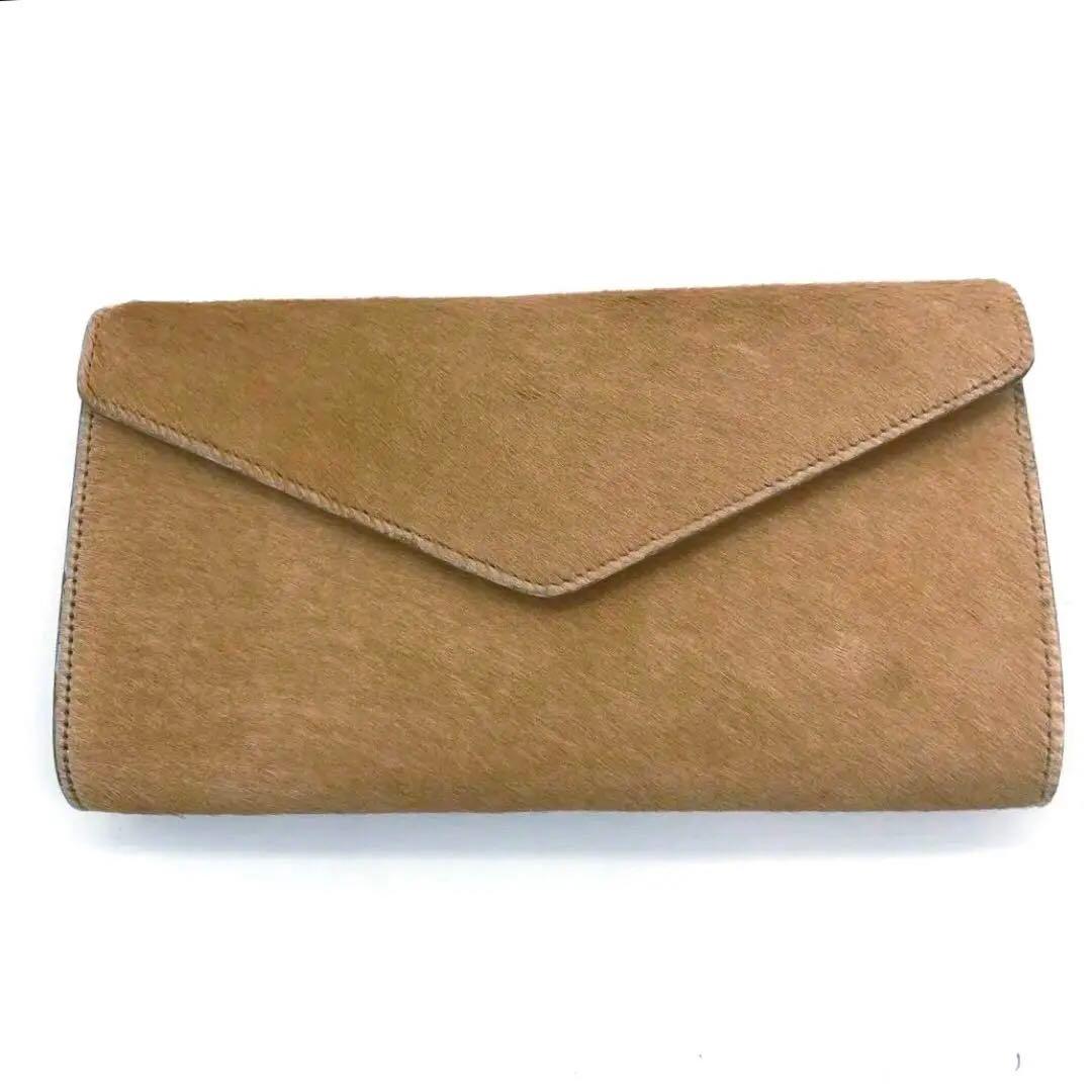 超希少·極美品✨イヴサンローラン リヴゴーシュ ハラコ　クラッチバッグ