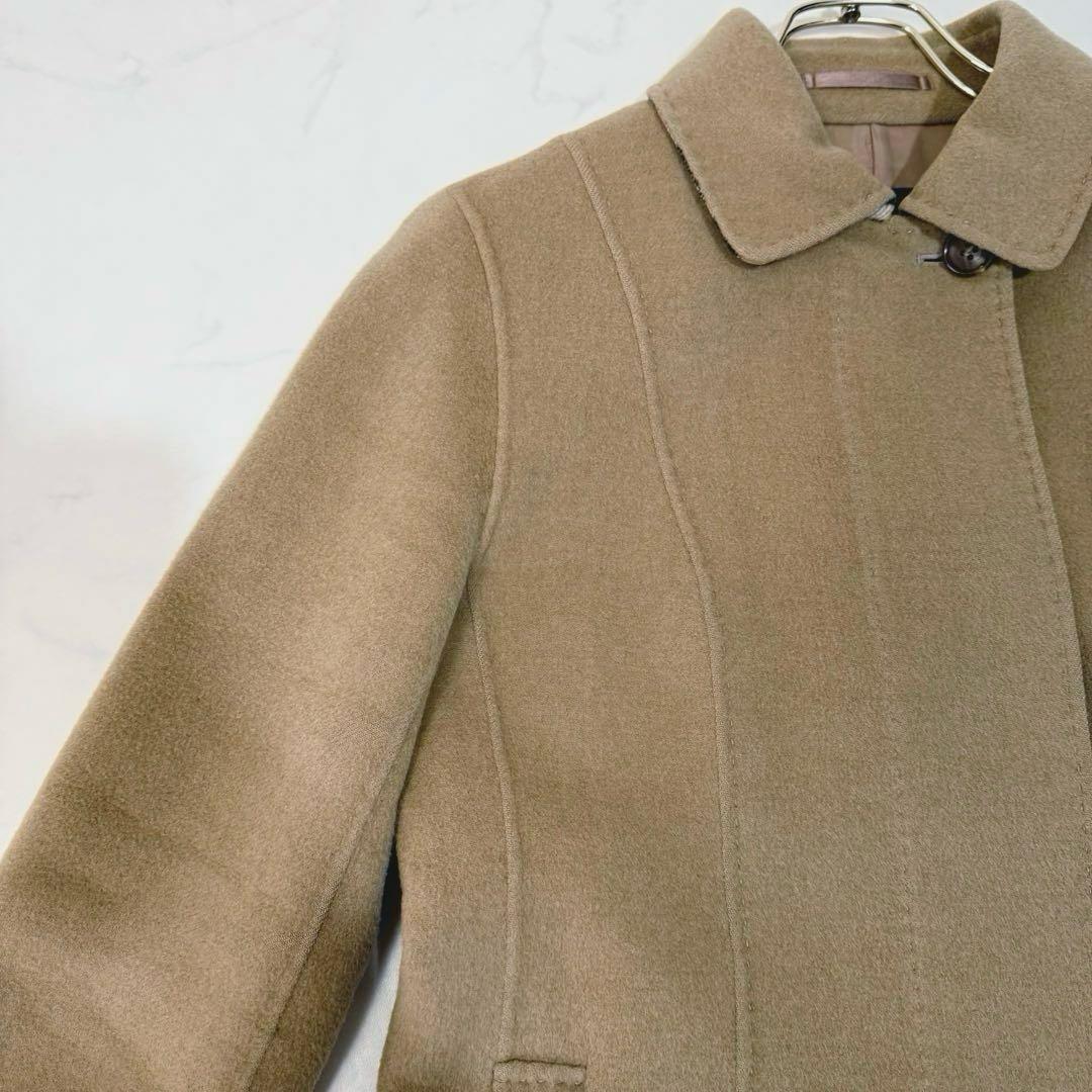 バーバリーロンドン ノバチェック ダブルフェイス ウール カシミヤ コート M