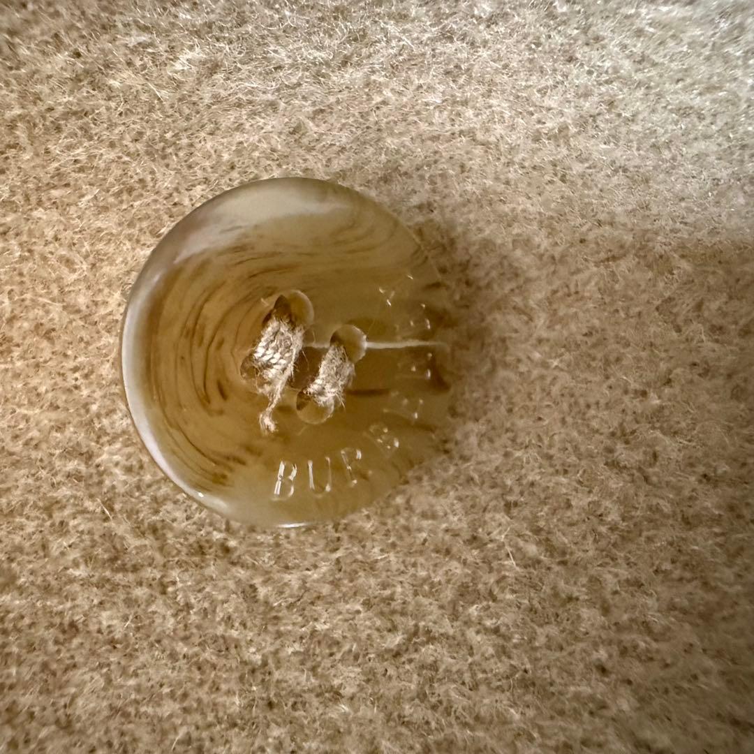 バーバリーロンドン ノバチェック ダブルフェイス ウール カシミヤ コート M