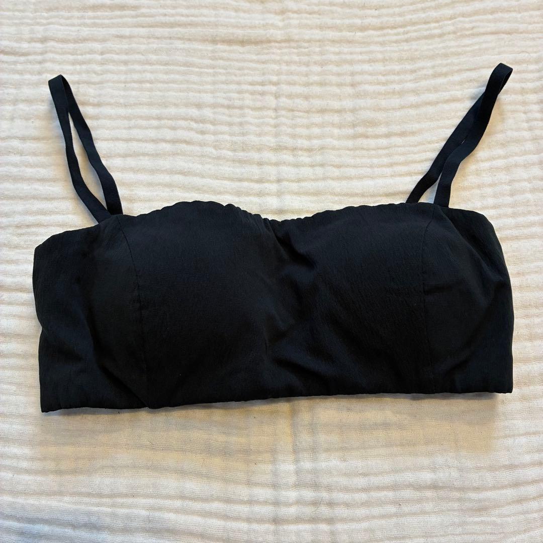 新品タグ付 Aimeine ループボタンバックオープンIライン　ワンピース 黒