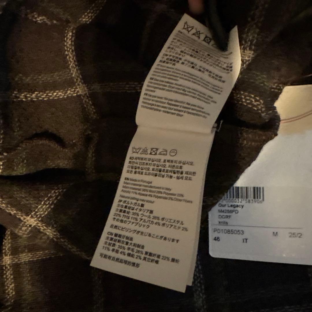 トップス OUR LEGACY 25AW FULL ZIP HOOD 46